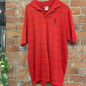 Vintage Disney Mickey Mouse Polo XL Made in USA